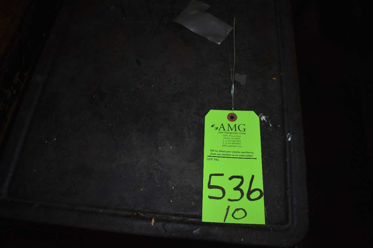 Lot of (10) Plastic wheeled Carts - ROLLING CARTS