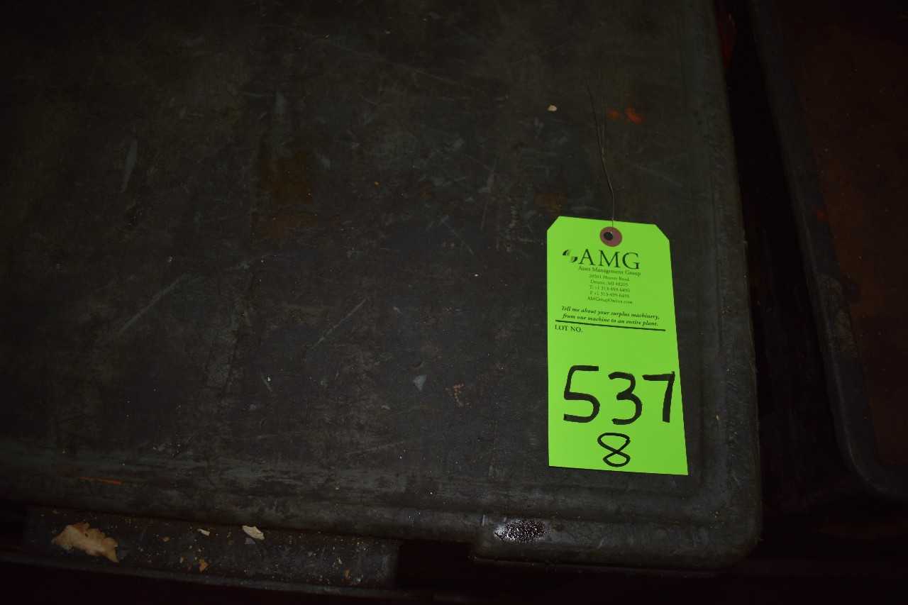 Lot of (8) Plastic wheeled  Carts - ROLLING CARTS