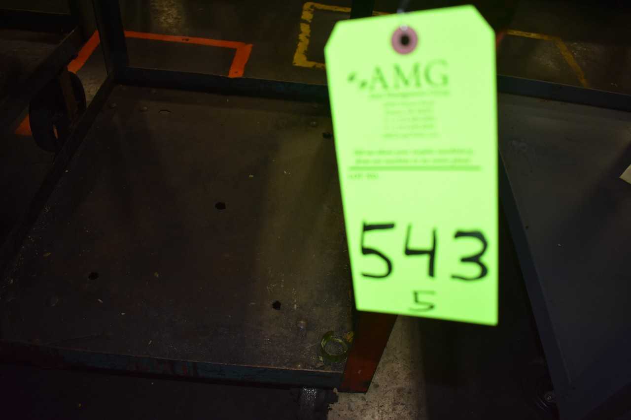 Lot of (5) Metal rolling Carts - ROLLING CARTS