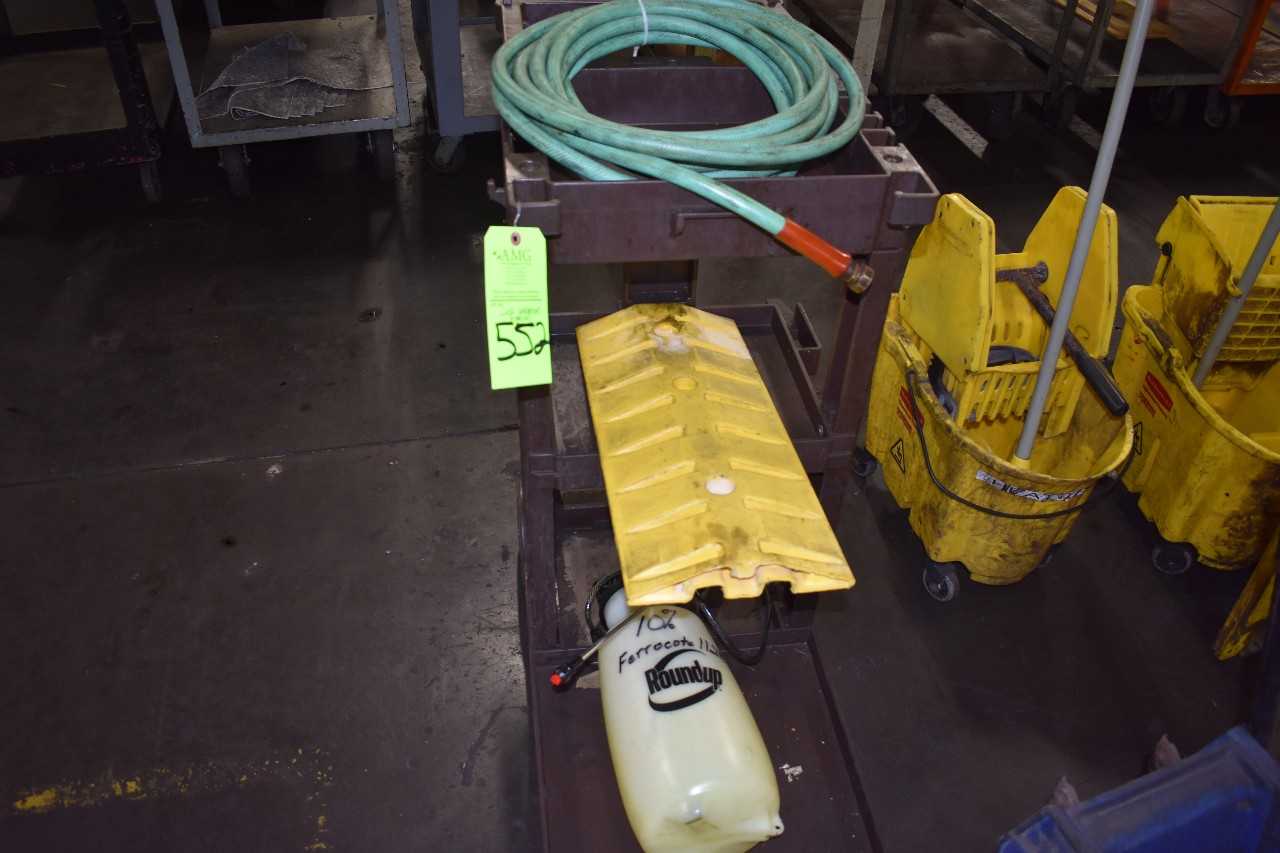 Portable plastic trash Cart & Sprayer - PLANT & FACILITY