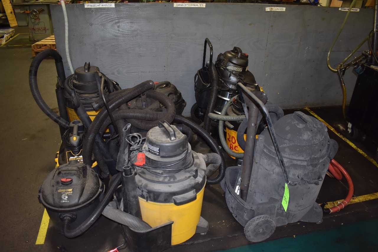 Lot of (10) Shop vacs - PLANT & FACILITY