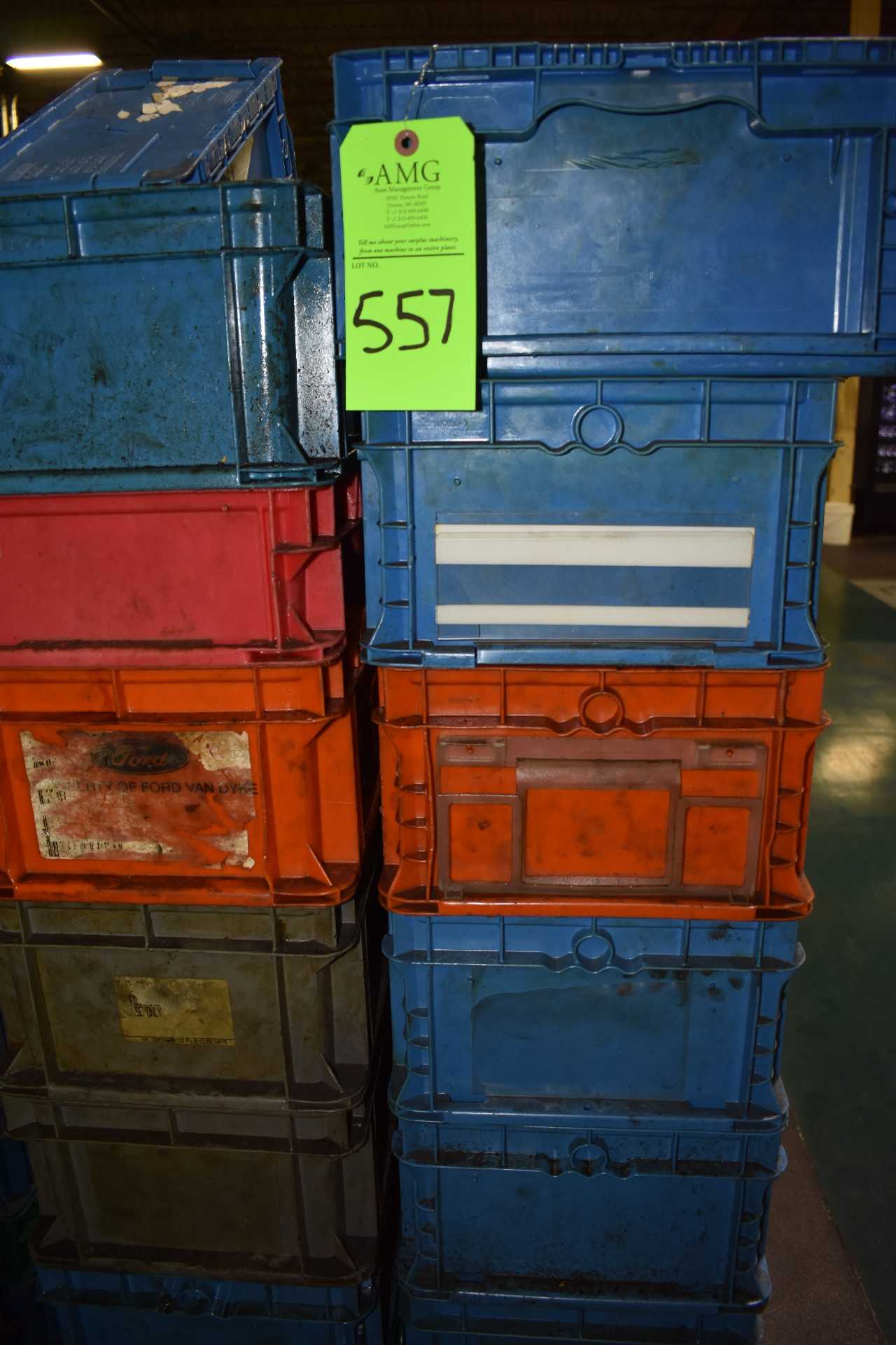 (6) Skids of plastic Totes - MISCELLANEOUS
