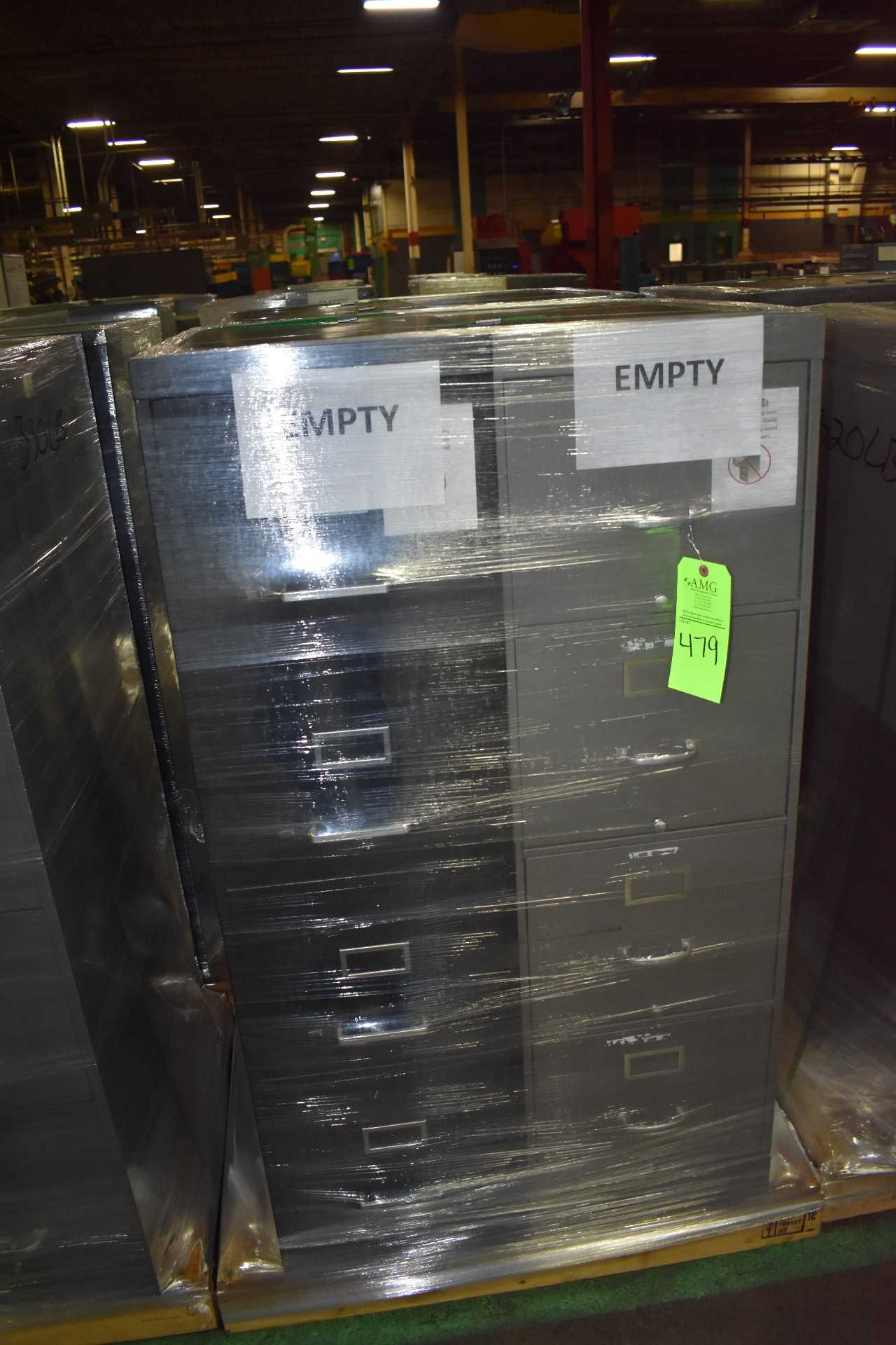 Lot of (2) 4 Drawer metal File Cabinets - MISCELLANEOUS