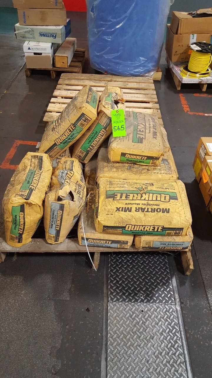 Pallet of Quick-Crete Concrete & Mortar mix - MISCELLANEOUS Pallet of Quick-Crete Concrete & Mortar mix - MISCELLANEOUS