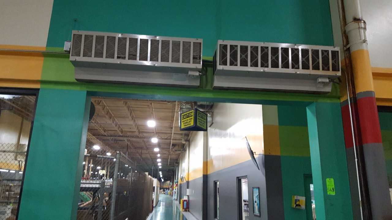Lot of (3) Dayton Air Curtains - MISCELLANEOUS Lot of (3) Dayton Air Curtains - MISCELLANEOUS