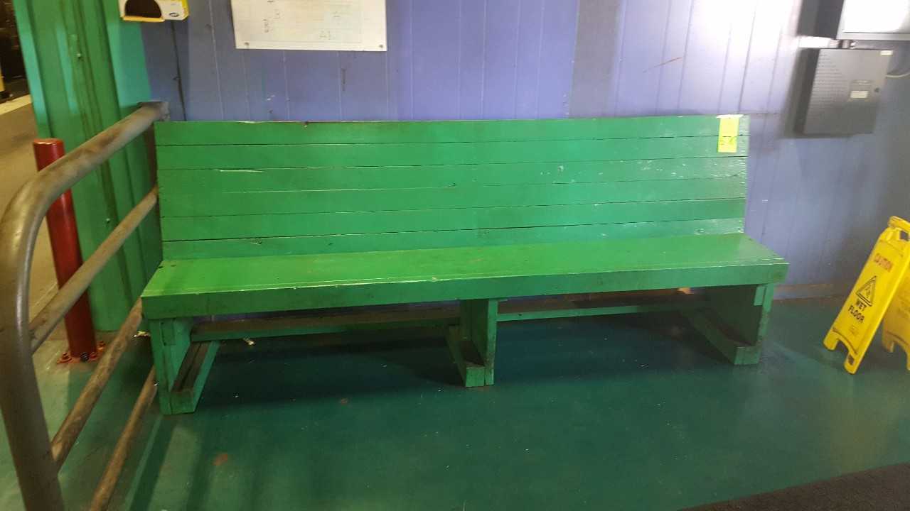 8' Park Bench, 5' Retro Lounge Couch - PLANT & FACILITY 8' Park Bench, 5' Retro Lounge Couch - PLANT & FACILITY