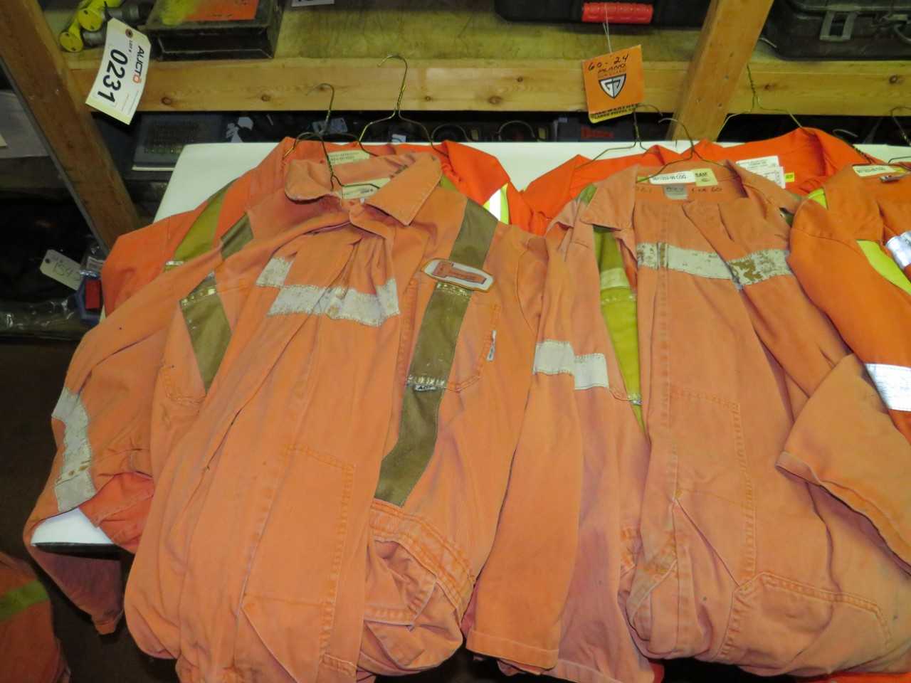 LOT OF 10 ASSORTED FLAME RESISTANT COVERALLS - SAFETY SWITCH