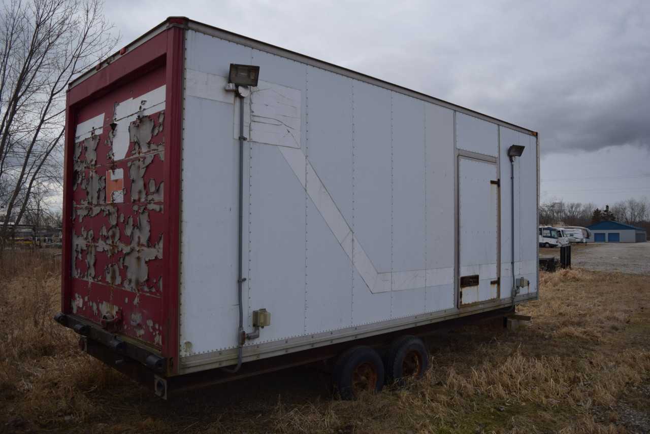 20FT X 8FT ENCLOSED STORAGE TRAILER - TOOL STORAGE