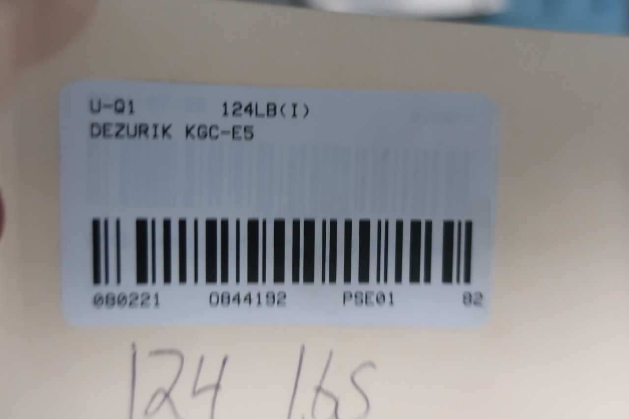 DEZURIK 9654512R001 KGC-E5 PNEUMATIC STAINLESS KNIFE GATE VALVE 8IN - KNIFE GATE VALVE