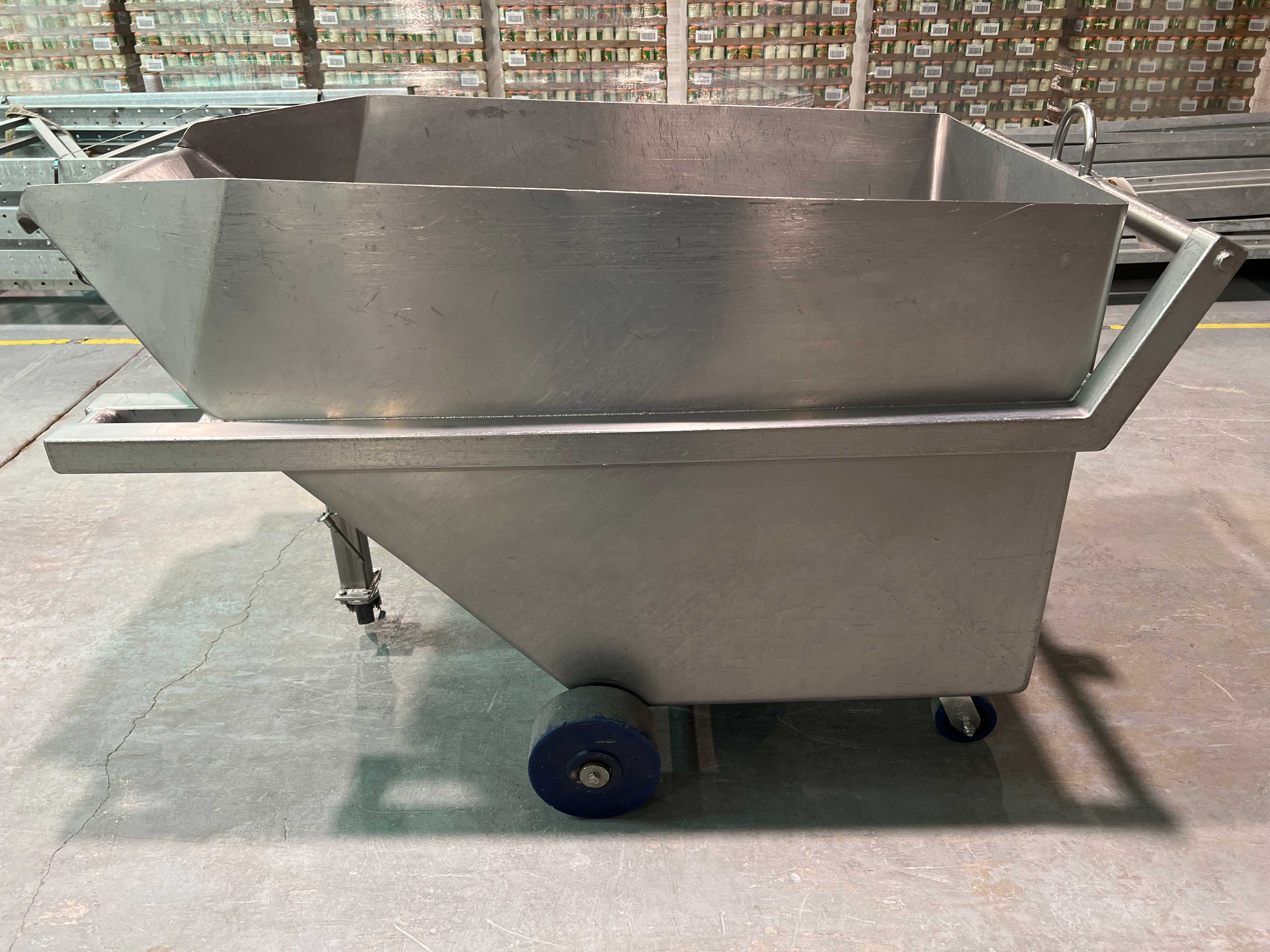 Stainless Steel Dump Cart Hopper