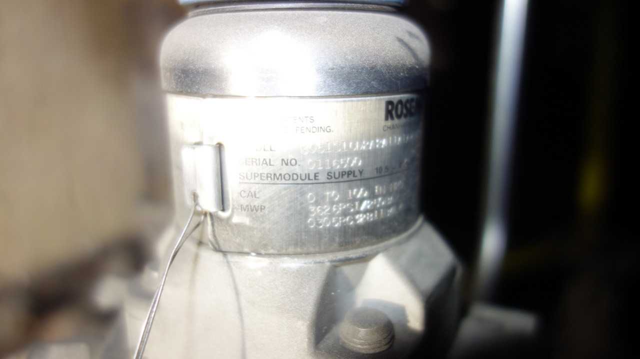 LOT OF 2 ROSEMOUNT 3051S1CD2 PRESSURE TRANSMITTERS - INSTRUMENTATION