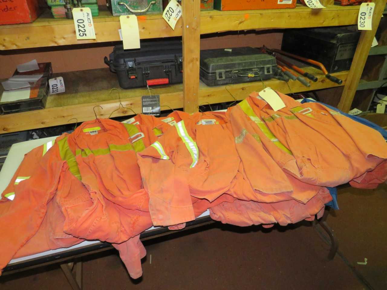 LOT OF 10 ASSORTED FLAME RESISTANT COVERALLS - SAFETY SWITCH