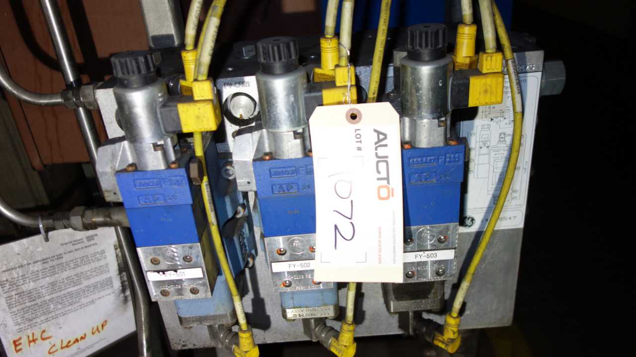 GE SIMPLEX TMA ETD HYDRAULIC MANIFOLD, 3X REXROTH - PNEUMATIC VALVE
