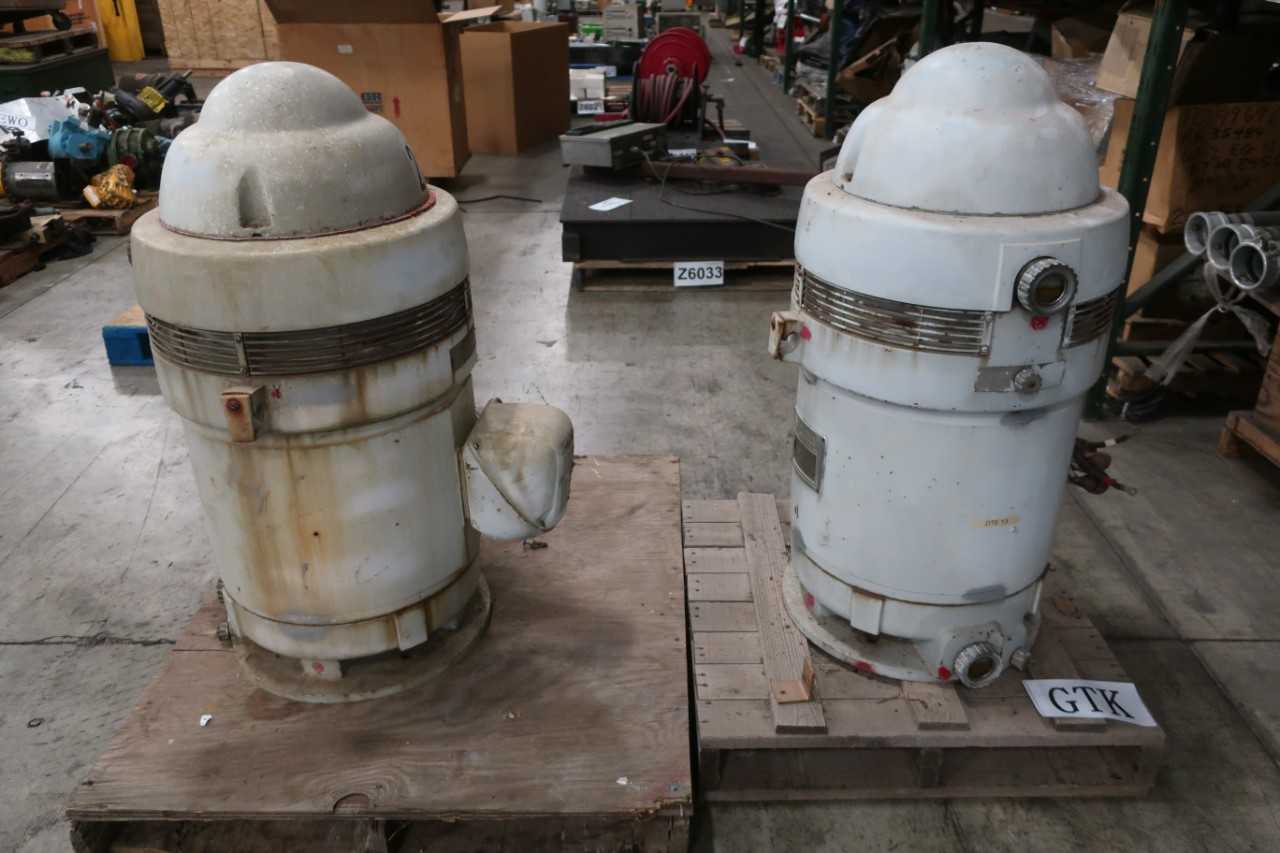 LOT OF 2 US ELECTRICAL MOTORS 75HP 440V 405UPY 1800RPM 60CY - ELECTRIC MOTORS