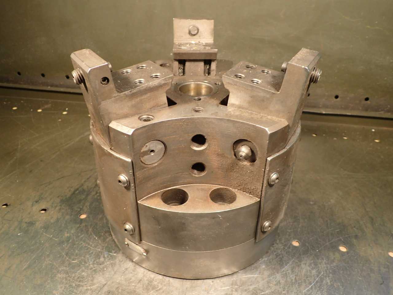 8-1/4" OD CNC Power-Hold Lathe Chuck 1-3/8" Dead Stop Center A2-8 Taper Hub - MACHINING ACCESSORIES & TOOLING