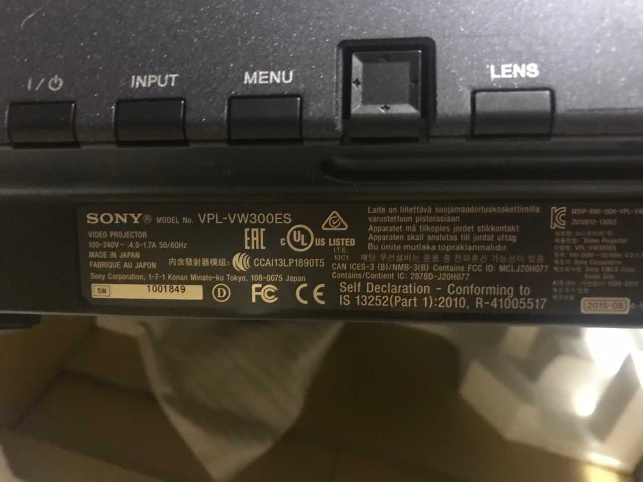 Sony Projector VPL-HW30ES - Ex Demo - MISCELLANEOUS