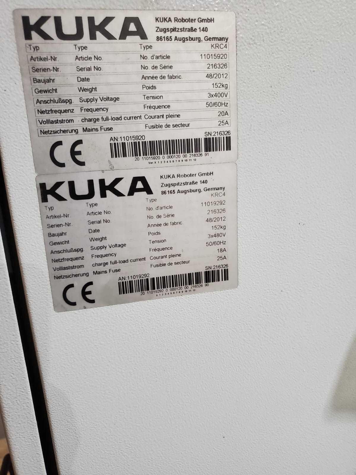2012 KUKA KR210 R2700 Prime with KRC4 Controller - INDUSTRIAL ROBOTS