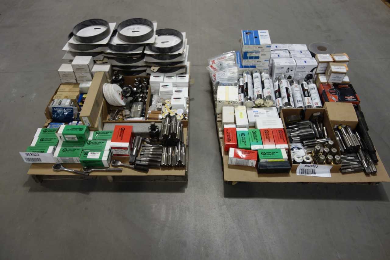 2 PALLETS OF MISCELLANEOUS TOOLING AND SHOP SUPPLIES - LIGHTING