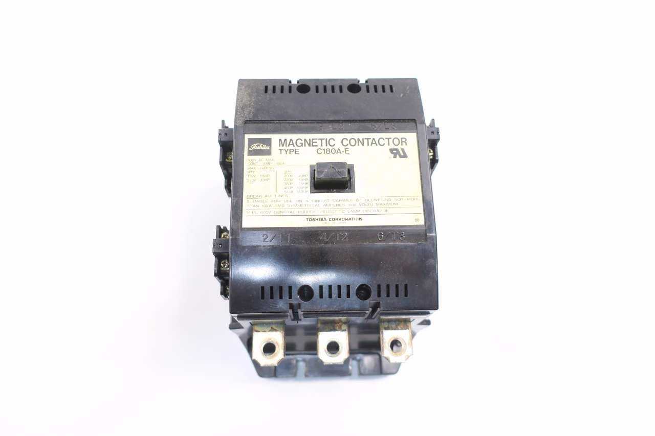 TOSHIBA C180A-E CONTACTOR - CONTACTORS
