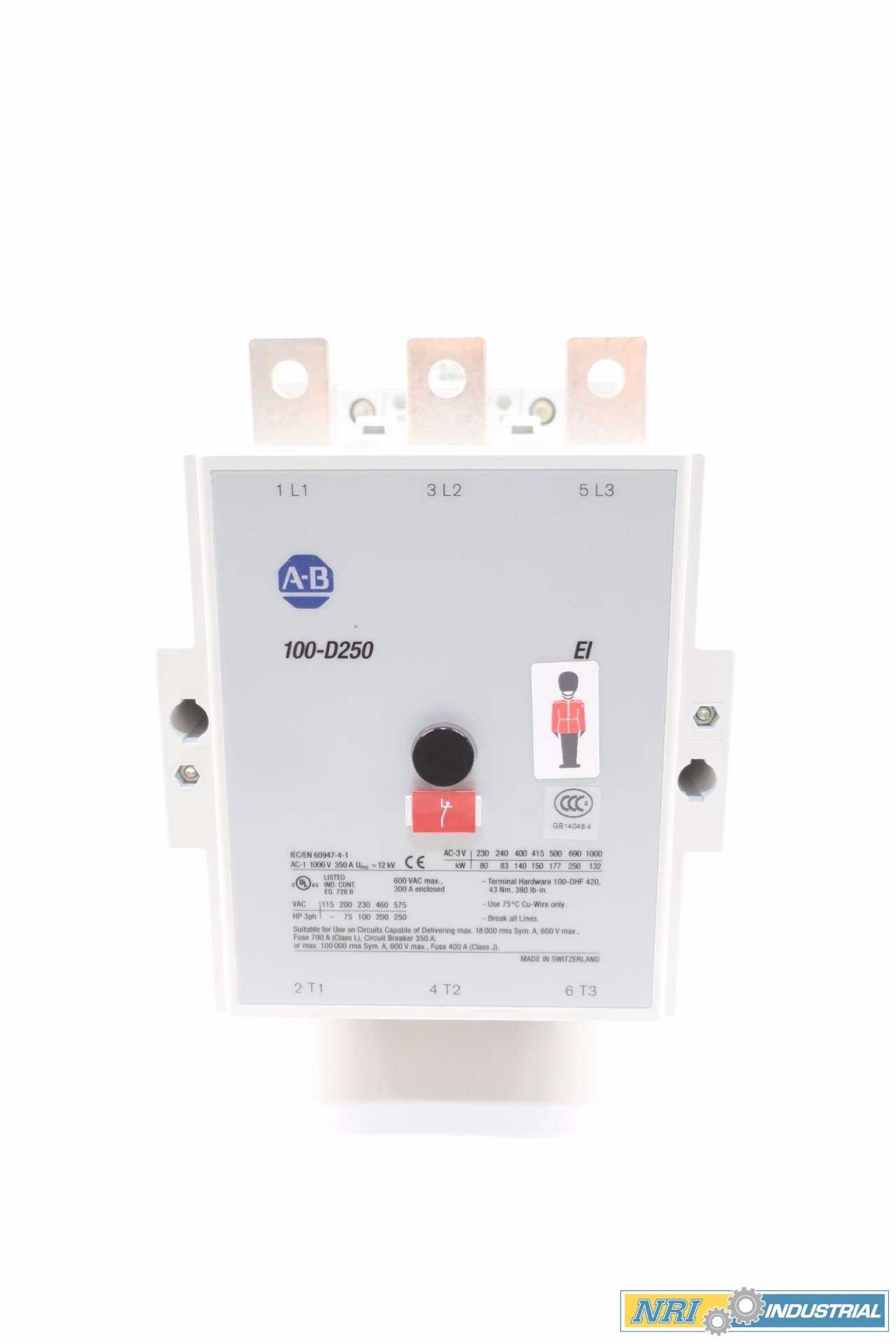 ALLEN BRADLEY 100S-D250ED22C CONTACTOR - CONTACTORS