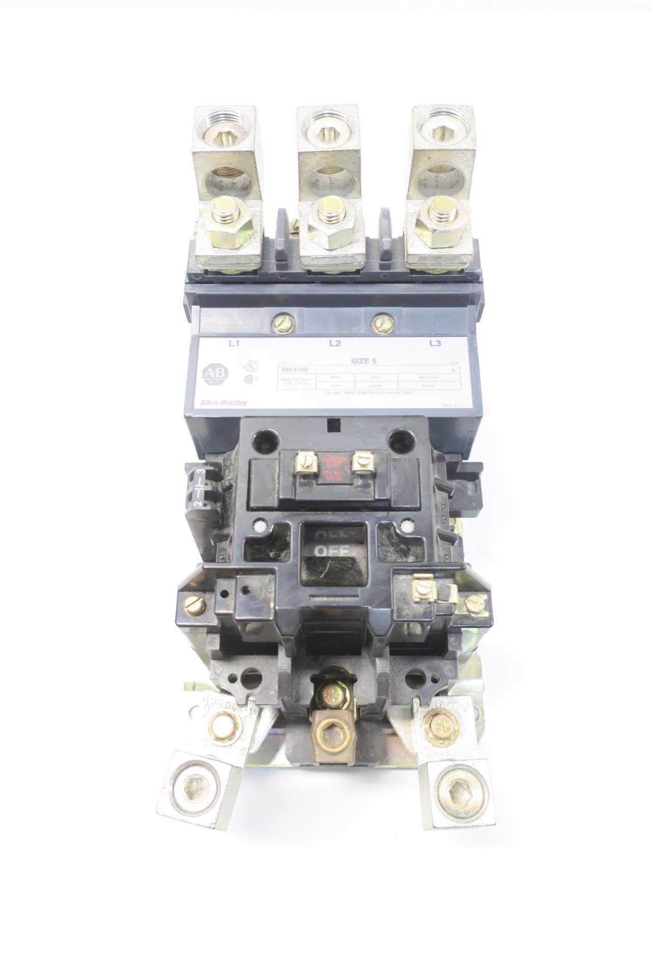 ALLEN BRADLEY 509-FOD CONTACTOR - CONTACTORS