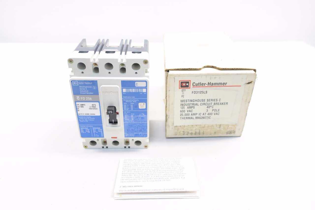 CUTLER HAMMER FD3125LS CIRCUIT BREAKER - CIRCUIT BREAKERS
