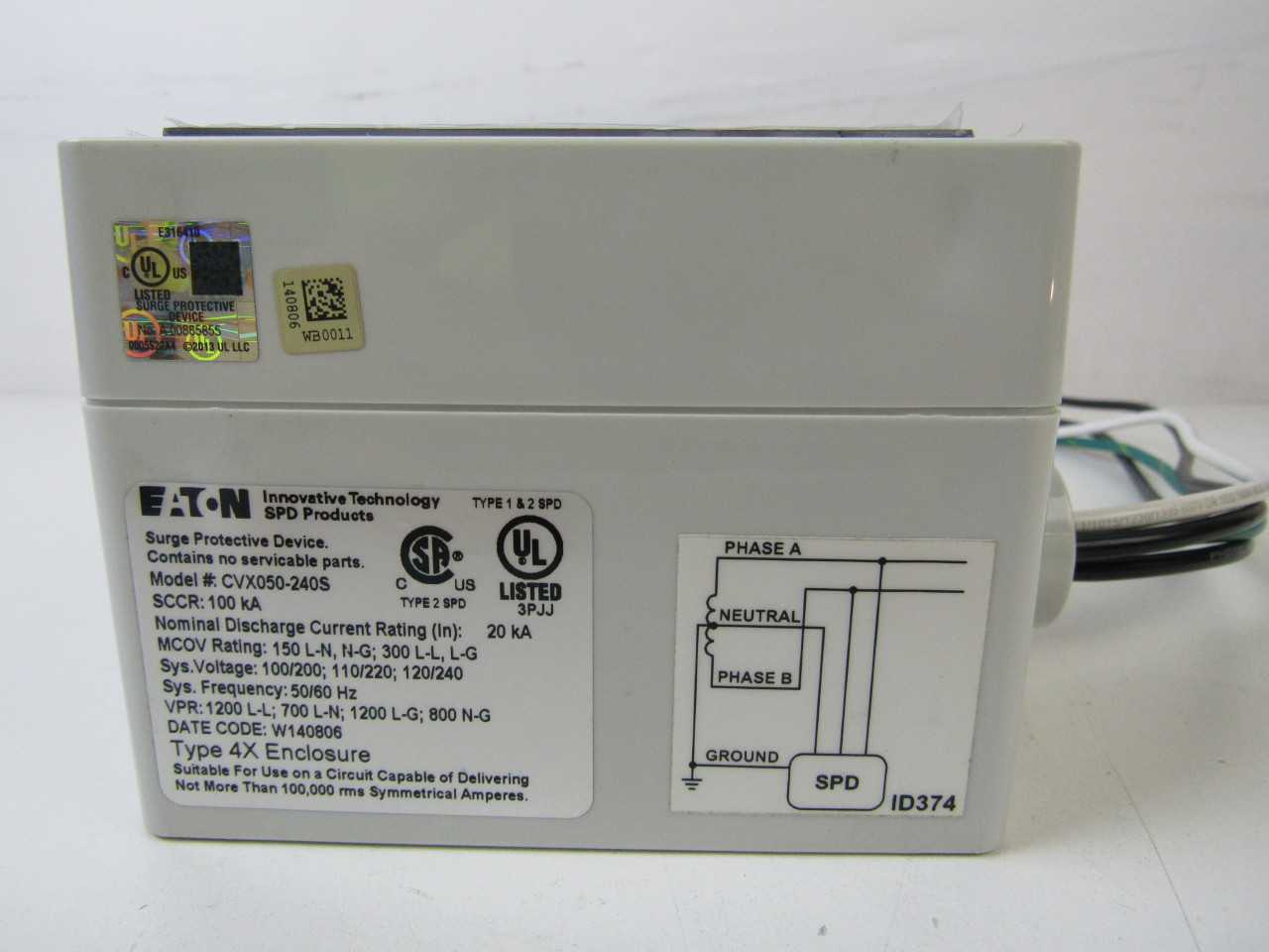Lot of Quantity 2x CVX050-240S SPD/Surge Protective Devices - VALVES