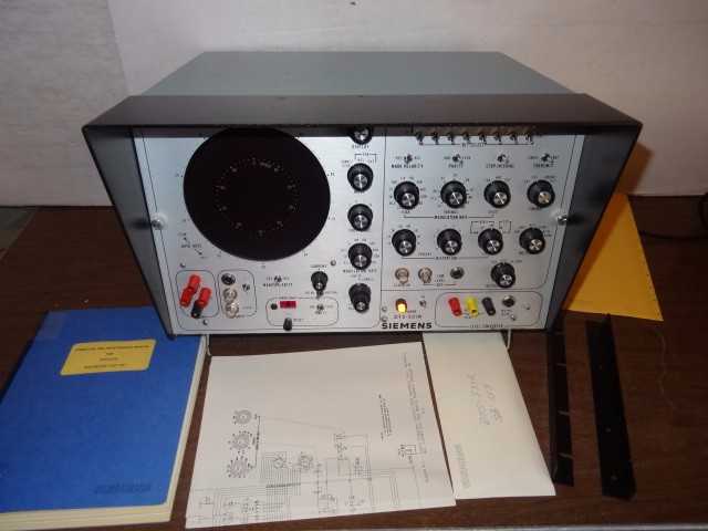 Siemens DTS-531R Distortion Test Set With Logic Diagraman - MISCELLANEOUS