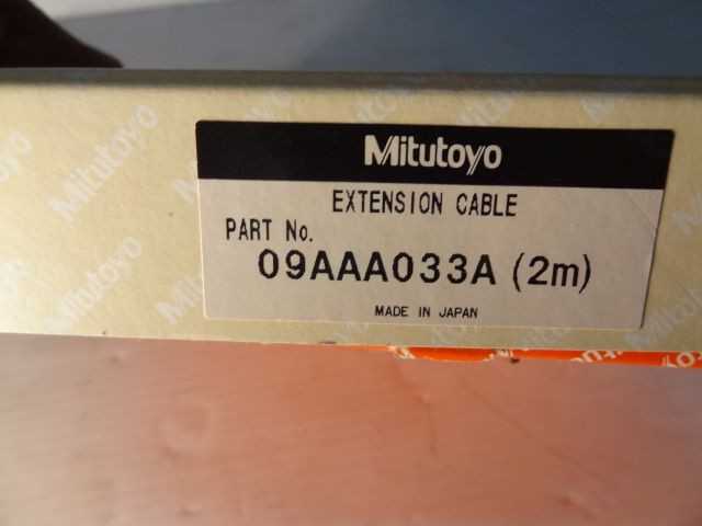 "NEW" - Mitutoyo 09AAA033A Linear Scale Extension Cable (2M)  - MISCELLANEOUS