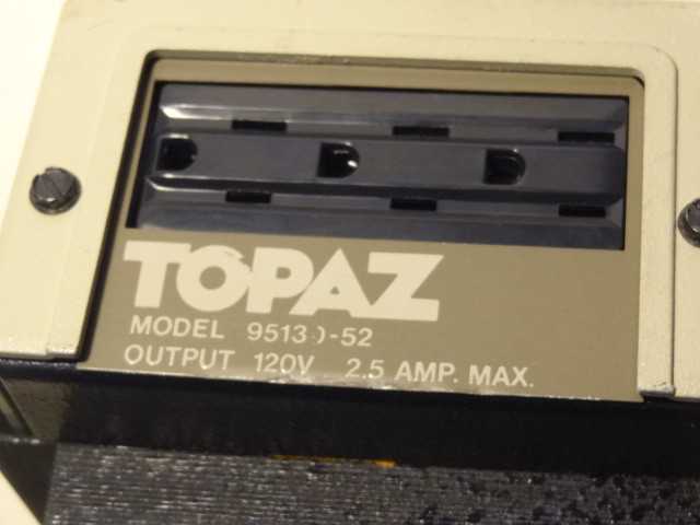 Topaz 95130-52 Current Transformer - Input 120V 60Hz - Output 120V 2.5 Amp - MISCELLANEOUS