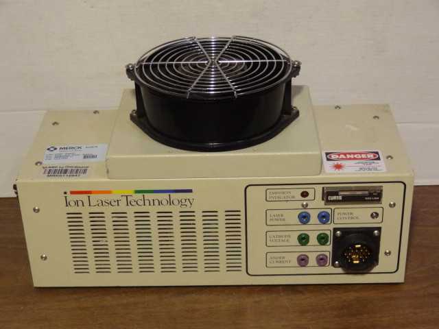 Ion Laser Technology (ILT) 4550ACM-01 Laser Head With 5400B-115-01 Power Supply - MISCELLANEOUS