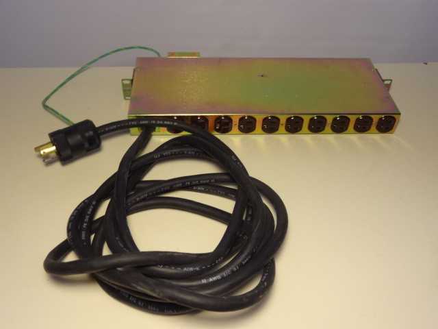 Lot of (2) APW PD12030M 19" 14 Outlet Rack Mount Power Strip GSPS059/ED12030 - MISCELLANEOUS
