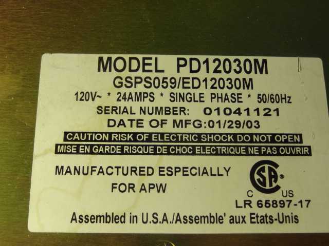Lot of (2) APW PD12030M 19" 14 Outlet Rack Mount Power Strip GSPS059/ED12030 - MISCELLANEOUS