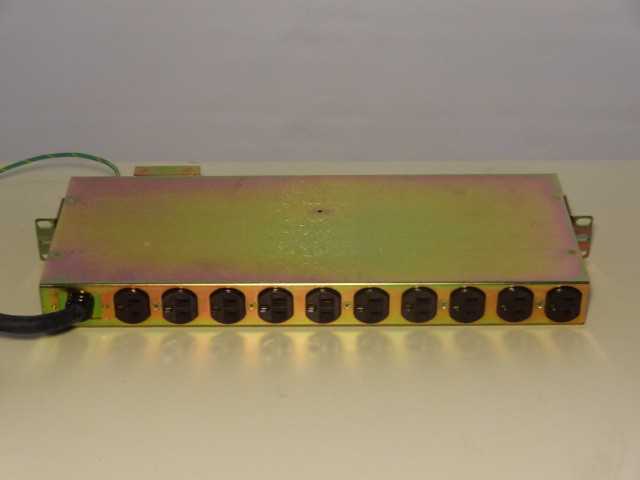 Lot of (2) APW PD12030M 19" 14 Outlet Rack Mount Power Strip GSPS059/ED12030 - MISCELLANEOUS