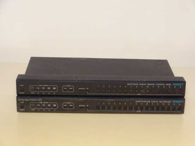 Robot MV16p 16-Camera Duplex Multiplexer & RP16 Multivision Remote Control Panel - MISCELLANEOUS