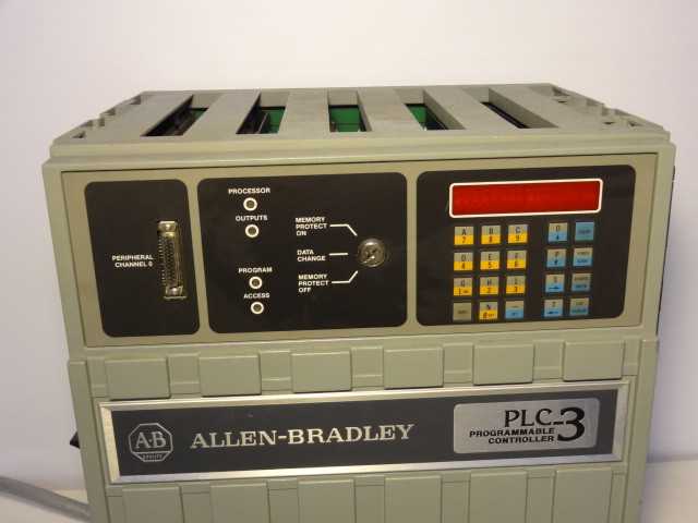 Allen Bradley 1775-A1 PLC-3 Main Chassis Programmable Controller W/ (6) Modules - MISCELLANEOUS