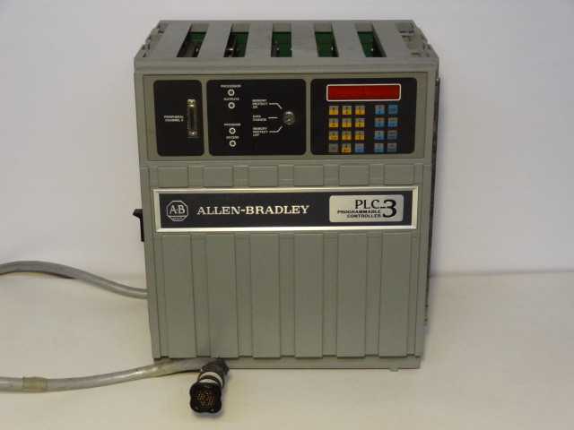 Allen Bradley 1775-A1 PLC-3 Main Chassis Programmable Controller W/ (6) Modules - MISCELLANEOUS