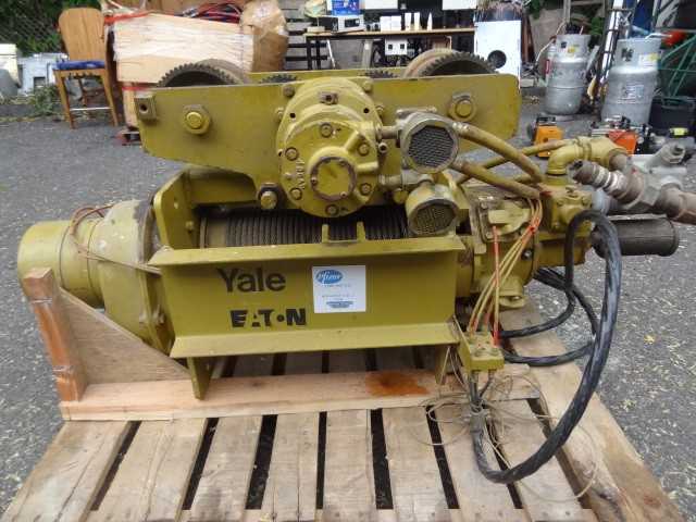 Yale 3 Ton Spark Resistant Cable King Air Powered Wire Rope Hoist - MISCELLANEOUS