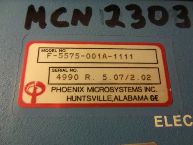 Phoenix Microsystems 5575A T1 Micro Bert Test Set With 5565 DSO Drop Insert - MISCELLANEOUS