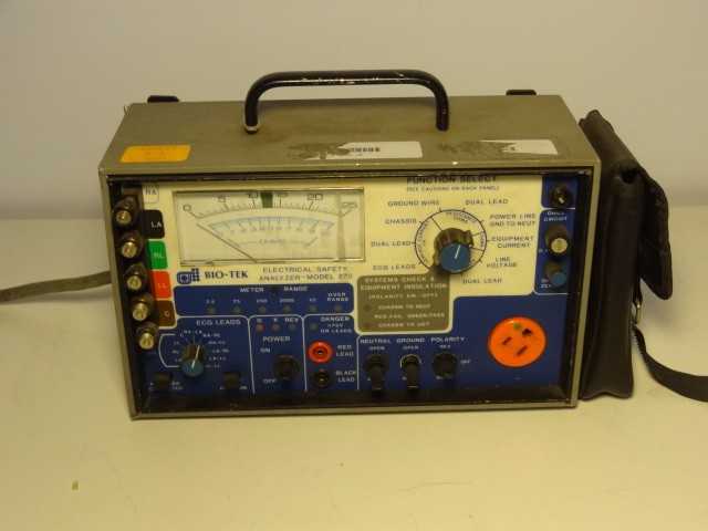 Bio-Tek Instruments 270 Electrical Safety Analyzer - MISCELLANEOUS