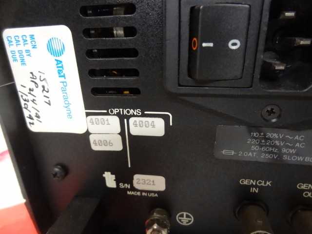 TTC FireBerd 4000 Communication Analyzer Opt 4001 4004 4006 - MISCELLANEOUS