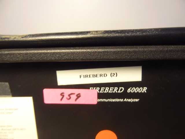 TTC FireBerd 6000R Communication Analyzer  - MISCELLANEOUS