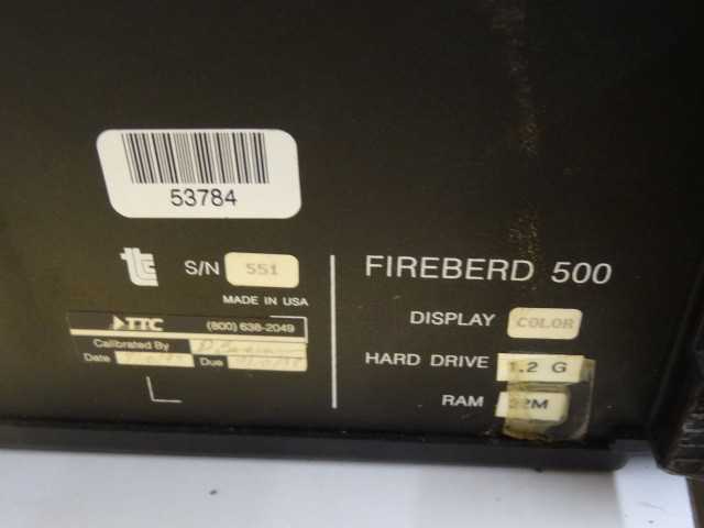 TTC Fireberd 500 Internetwork Analyzer W/1.2GB HDD, 32MB RAM & SVGA Display - MISCELLANEOUS