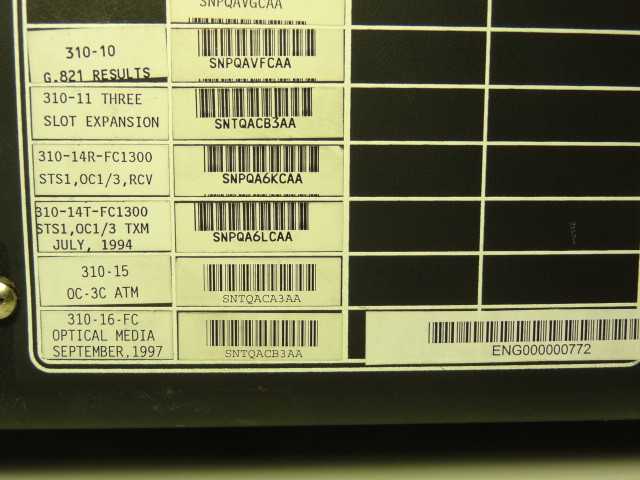 TTC T-Berd 310 Communications Analyzer With 310-1 DS1/DS0 & (10) Options  - MISCELLANEOUS