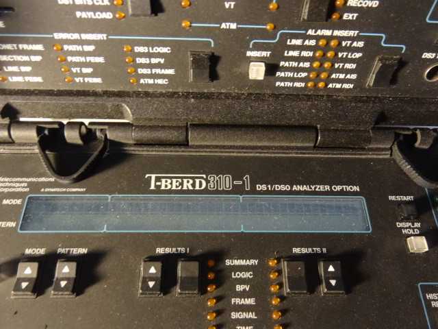 TTC T-Berd 310 Communications Analyzer With 310-1 DS1/DS0 & (10) Options  - MISCELLANEOUS