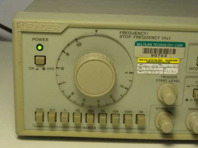 Leader Electronics LG-1311 10 Mhz Function Generator - MISCELLANEOUS