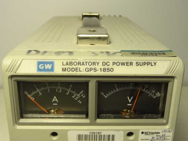 GW Instek GPS-1850 Laboradory DC Power Supply - MISCELLANEOUS