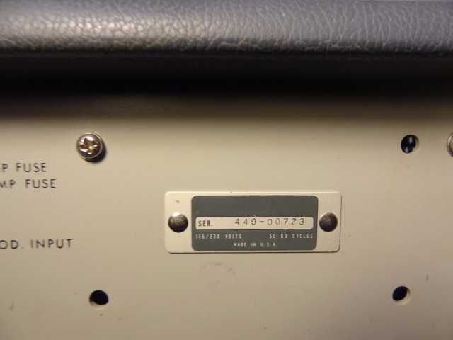 HP - Hewlett Packard 491C Microwave Amplifier 2.0-4.0 GHz. H16-491C  - MISCELLANEOUS