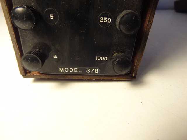 Simpson 378 AC Milliampeters Ampere Meter in Original Leather Case - MISCELLANEOUS