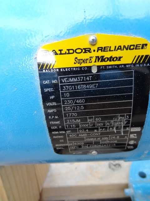 (1) Grundfos Paco Industrial Heavy Duty Pump 365 GPM 60 TDH & Baldor 10 HP Motor - MISCELLANEOUS